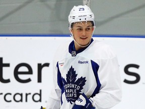 William Nylander during a pre-training camp work at the Marstercard Centre in Toronto on Sept. 7, 2017. (Dave Abel/Toronto Sun/Postmedia Network)