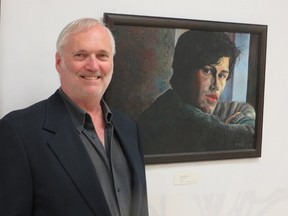 Photo courtesy of Janice McAlpine
Rob McAlpine is the first artist to have his painting displayed at a new gallery space inside the HIV/Aids Regional Services office at 844 Princess St. His exhibit opened last week and will run until the end of the month.