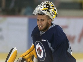 Jets goalie prospect Jamie Phillips. (Brian Donogh/Winnipeg Sun/Files)