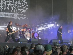Polish death metal band Decapitated performs in this file photo. (Wikimedia Commons/Selbymay/HO)