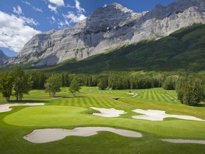 The No. 18 hole on Mount Lorette and No. 9 on Mount Kidd of the Kananaskis Country Golf Course restored.