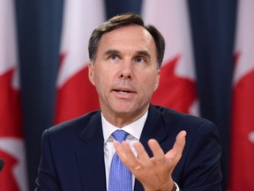 Finance Minister Bill Morneau has heard scathing criticism of the massive tax reform plan the Liberal government is pushing. (THE CANADIAN PRESS/PHOTO)