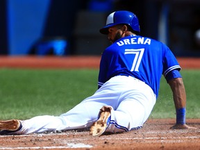 Rookie Richard Urena has impressed manager John Gibbons so far.
Getty Images