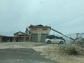 Hurricane Irma damage in the Turks and Caicos Islands, captured by Shauna Lowry of Calgary.