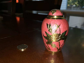 This stolen urn has been returned