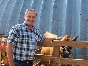 MPP (Timiskaming-Cochrane) John Vanthof was admiring the animals on display during the annual Fall Fair.