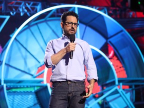 J.J. Abrams speaks onstage during the XQ Super School Live, presented by EIF, at Barker Hangar on September 8, 2017 in Santa California. (Photo by Christopher Polk/Getty Images for EIF)