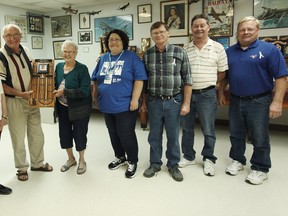 Several family members and friends of local Cheryl Nuhn who recently died of cancer met at the Seaforth Legion to play the first annual cribbage tournament in her memory last Saturday. (Shaun Gregory/Huron Expositor)