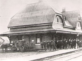 The Great Western Railway Station, still standing, one of the oldest active railway stations in North America.