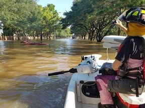 Canada representing the Hurricane Harvey efforts in Houston earlier this month.