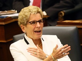 Premier Kathleen Wynne speaks during QuestionPeriod at Queen's Park in Toronto on Tuesday, Sept. 12, 2017. (DAVE ABEL/TORONTO SUN)