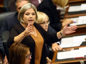 NDP Leader Andrea Horwath speaks during question period at Queen's Park in Toronto on Tuesday, September 12, 2017. (Dave Abel/Toronto Sun)