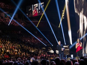 Sarah McLachlan was inducted into Canadian Music Hall of Fame at the 2017 JUNO Awards held at Canadian Tire Centre Sunday April 2, 2017. (Postmedia Network)