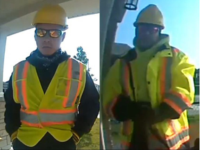 The Ottawa Police Service Robbery Unit is investigating a recent home invasion and is seeking the public's assistance to identify two suspects wearing construction gear.