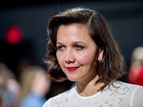Maggie Gyllenhaal attends the Self-Portrait fasion show during New York Fashion Week at SIR Stage 37 on September 9, 2017 in New York City. (Photo by Roy Rochlin/Getty Images)