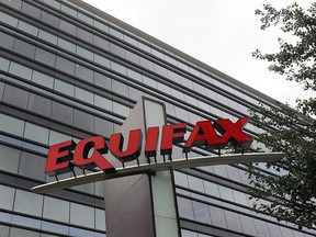 This July 21, 2012, file photo shows Equifax Inc., offices in Atlanta. THE CANADIAN PRESS/AP/Mike Stewart, File
