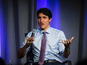 Prime Minister Justin Trudeau speaks at an event in Toronto on Monday, Sept. 11, 2017. (THE CANADIAN PRESS/PHOTO)