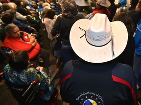Meeting room were packed with people during the National Gathering of Elders 2017 at Expo Centre in Edmonton, September 13, 2017. Ed Kaiser/Postmedia