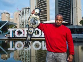 Daniel Cormier, UFC Light Heavyweight champion poses for a photo at Nathan Phillips Square in Toronto on Oct. 18, 2016. (Ernest Doroszuk/Toronto Sun/Postmedia Network)