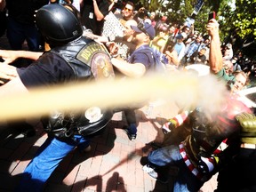 More clashes like this are expected to break out at Berkeley. (AP)