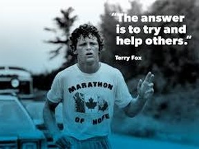 Huron County communities will celebrate Canadian Hero Terry Fox on Sunday, September 17 — by walking, running and riding for cancer research.