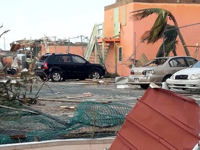 Photos of the devastation on the Island of Saint Martin after hurricane Irma swept through on Sept. 6. A Kingston family was trapped on the island after the hurricane. (Photo courtesy of Ashleigh Whitley)