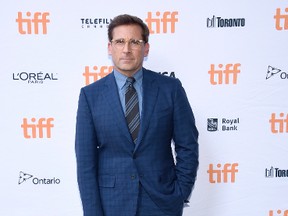 Steve Carell attends a premiere for 'Battle of the Sexes' on day 4 of the Toronto International Film Festival at the Ryerson Theatre on Sunday, Sept. 10, 2017, in Toronto. (Photo by Evan Agostini/Invision/AP)
