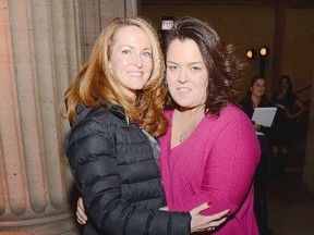 Michelle Rounds (left) and Rosie O'Donnell (right) secretly married on June 9, 2012 in a private ceremony in New York City. They split up in February 2015. (Daniel Boczarski/Getty Images for Caesars Entertainment/Files)
