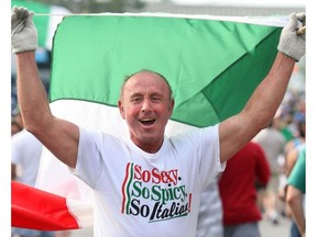 Frank Licari was among the Italian fans celebrating on Preston Street after Italy's World Cup victory over France in 2006. MIKE CARROCCETTO
