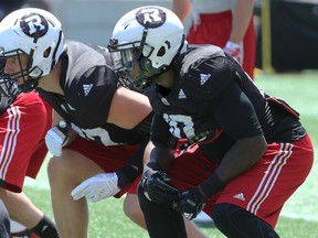 A fired-up Serderius Bryant gets the start at WILL linebacker for the Redblacks today against the Montreal Alouettes. (JULIE OLIVER/Postmedia Network)