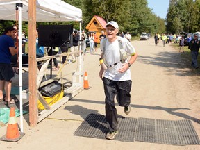 Kingston's Jack Judge completes the 100 mile cross-country race. Submitted photo