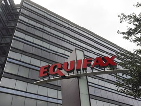 This July 21, 2012, file photo shows Equifax Inc., offices in Atlanta. (THE CANADIAN PRESS/AP/Mike Stewart, File)