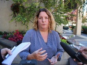 Cindy Gilroy, chair of Winnipeg city council's innovation committee, expects having Wifi on city buses could improve safety for riders. Gilroy made the comment on Monday, Sept. 18, 2017.