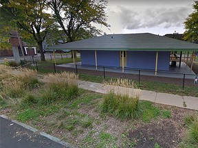 The Syracuse Police Department substation at Skiddy Park. (Google Street View)