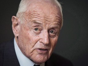 Peter Munk is shown in Toronto, December 4, 2013. The Peter and Melanie Munk Charitable Foundation has donated another $100 million to the Toronto cardiac centre bearing the Barrick Gold founder's name - the largest single charitable contribution ever to a Canadian hospital. (THE CANADIAN PRESS/Mark Blinch)