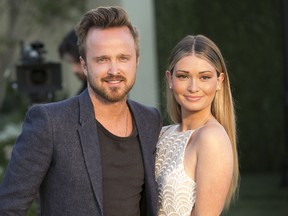 Aaron Paul, Lauren Parseki (Brian To/WENN.com)