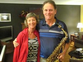Sarnia's Michelle and Al Weiss have organized their third fundraising concert in aid of breast cancer treatment and research. Al Weiss and Friends is set for Oct. 7, 7:30 p.m., at the Imperial Theatre. Proceeds will go to Bluewater Health Foundation and the Breast Cancer Society of Canada. (Paul Morden/Sarnia Observer/Postmedia Network)