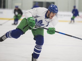 Toronto Maple Leafs forward Brian Boyle during practice at the MasterCard Centre in Toronto on March 5, 2017. (Ernest Doroszuk/Toronto Sun/Postmedia Network)