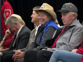 Jacquie Bishop, the first female chairperson of the International Plowing Match, is quick to share the credit with her ?amazing team.? (DEREK RUTTAN, The London Free Press)