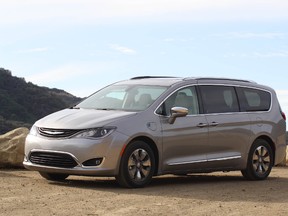 The 2017 Chrysler Pacifica Hybrid is the world's first electrified minivan. (Andrew McCredie/Driving.ca)