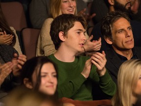 Ben Stiller, right, and Austin Abrams star in "Brad's Status."