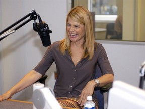 In this Sept. 9, 2004 file photo, actress Linda Hamilton laughs during an interview with the Associated Press in Washington. Hamilton is returning to the "Terminator" franchise for the first time since 1991's "Terminator 2: Judgment Day."
"Terminator" creator James Cameron announced Hamilton's casting in a private event in Los Angeles on Tuesday, Sept. 19, 2017, the Hollywood Reporter reported.(AP Photo/Stephen J. Boitano, File)