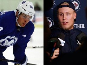 Auston Matthews and Patrik Laine (Postmedia/CP)