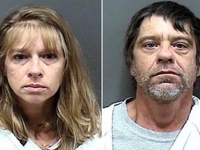 Gail Lalonde and Dale Deavers have pleaded not guilty to locking a 9-year-old girl in a basement kennel. (Racine County Sheriff's Office)