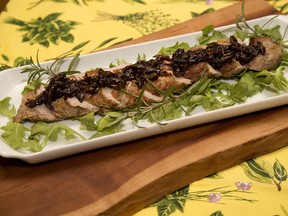 Pork Tenderloin with Caramelized Onions and Balsamic. (DEREK RUTTAN, The London Free Press)