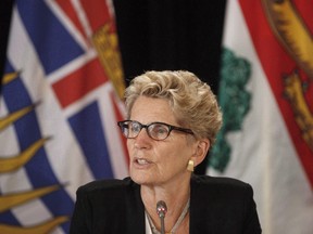 Premier Kathleen Wynne speaks during a news conference on Wednesday, July 19, 2017. (THE CANADIAN PRESS/PHOTO)