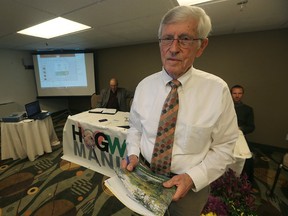 Dr. John Ikerd, professor emeritus of agricultural economics, University of Missouri, talked about the pork business, in Winnipeg, today. Thursday, September 21, 2017. Chris Procaylo/Winnipeg Sun/Postmedia Network