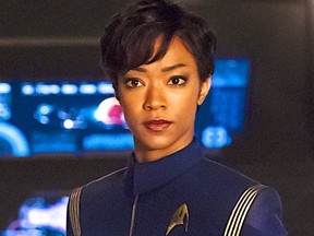 Sonequa Martin-Green plays First Officer Michael Burnham on "Star Trek: Discovery." (Dalia Naber/CBS)