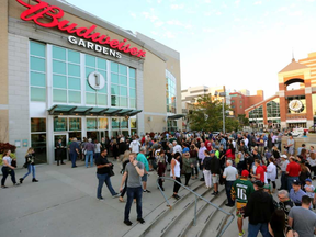 Lineups start forming Friday outside Gate 1 at Budweiser Gardens for the London Knights' season opener. It?s the first time a Knights crowd had to pass through newly installed metal detectors.