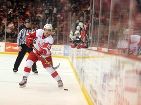 Soo Greyhounds centre Morgan Frost (Postmedia Network file photo)